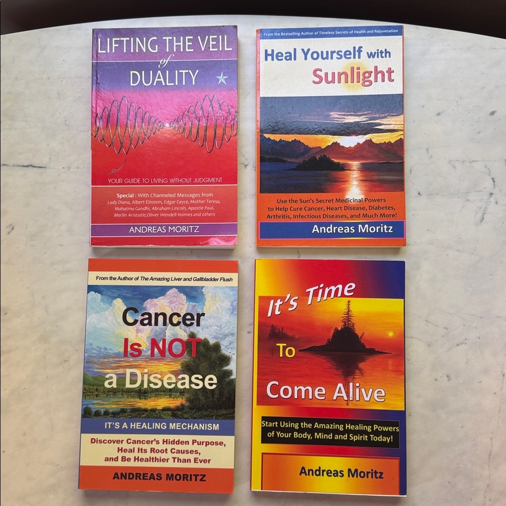 Self heal books by Andreas Moritz Books